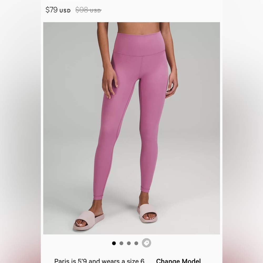 NWT Lululemon HR Aligns 28”